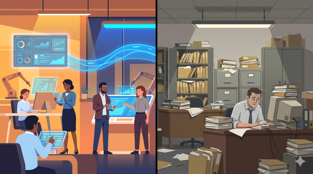businesses without AI, AI-powered business